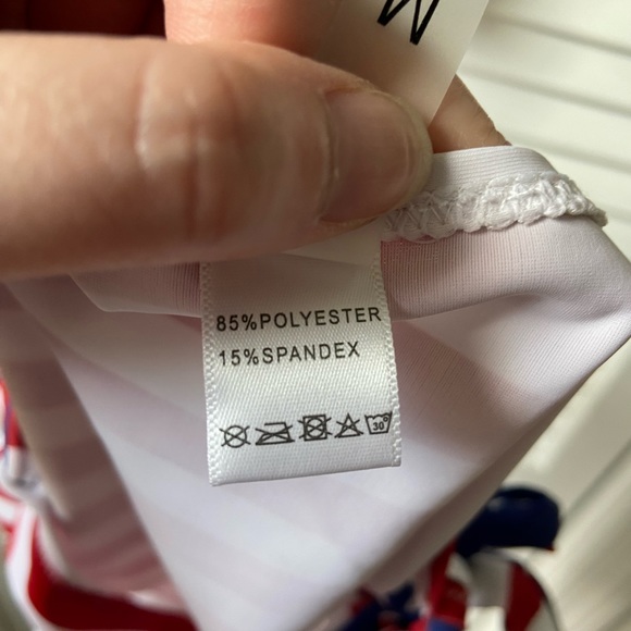 Bikini. Stars and Stripes, American flag, patriotic red, white and blue. - Picture 9 of 11